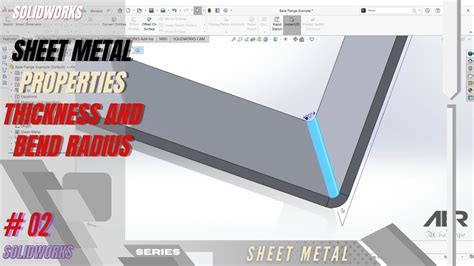 solidworks sheet metal properties